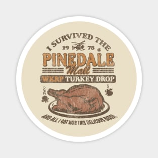 Vintage WKRP Turkey Drop Pinedale Magnet